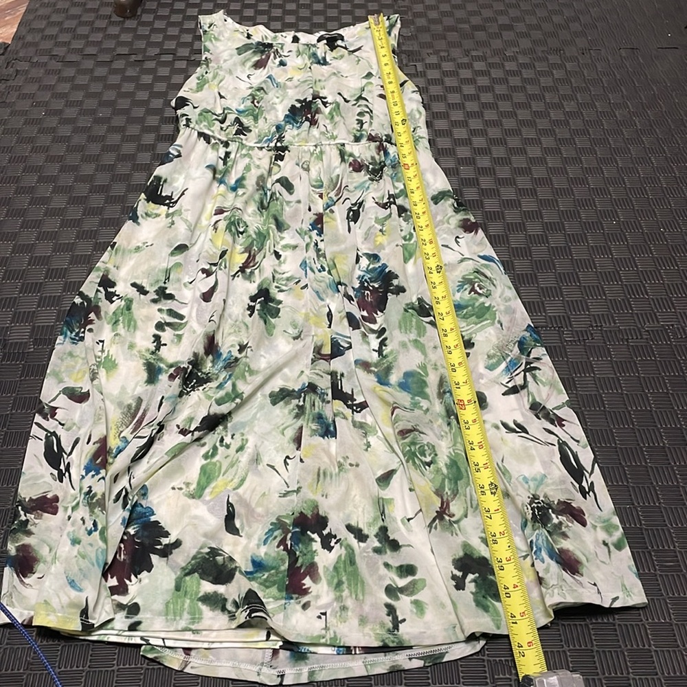 Simply Vera Vera Wang green floral dress size medium - Picture 5 of 8